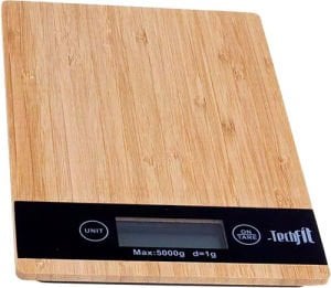 TECHFİT TF-1007 DİJİTAL BAMBU MUTFAK TERAZİ 5KG*24