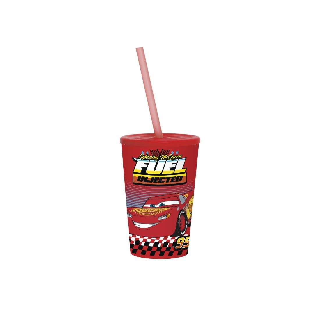 340 CC FUEL İNJECTED ARABA DESENLİ PİPETLİ BARDAK *36
