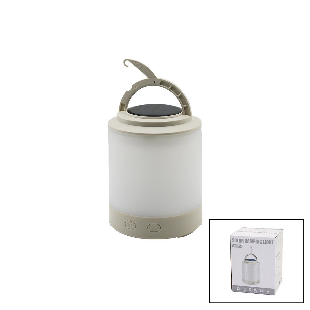 SOLAR CAMPING LIGHT CH-23061-A (FANUS) KAMP-BAHÇE FENER (SOLAR & ŞARJLI) (1+8-RENK LED) (IŞIK AYARI & ŞARJ GÖSTERGE) (POWERBANK)*48
