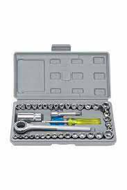 MAN REF-103025 ( 40PCS ) ( 1/4 & 3/8 ) LOKMA TAKIMI ( PLASTİK KUTULU ) METRIC SIZE COMBINATION SET*20