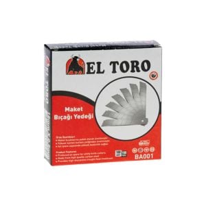 SWAR BA-001 ( BÜYÜK ) ( 10 PCS ) FALÇATA MAKET BIÇAK AĞZI YEDEK ( 18X0.5MM )*10X40