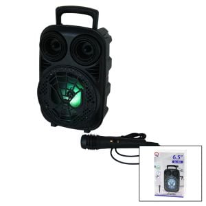 PLATOON PL-4575 (6.5'') (MİKROFONLU & ŞARJLI) (BLUETOOTH 5.0 & SD-TF & MP3 USB & IŞIKLI) SPEAKER & KOLON (10W)*20