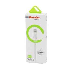 NEWONLİNE NW-IPH-KB ( İPHONE & USB ) CEP TELEFON & DATA ŞARJ KABLOSU ( 2.4A & 1MT )*200