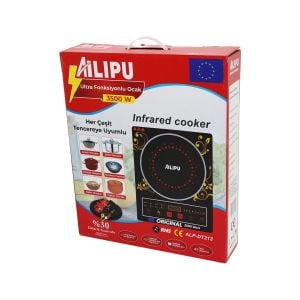 AİLIPU ALP-DT213 (DİJİTAL) TEKLİ ELEKTRİKLİ (ULTRA FONKSİYONLU) OCAK (3500W) (KIZILÖTESİ PİŞİRİCİ) (ZAMANLAYICI )(DOKUNMATİK)*6