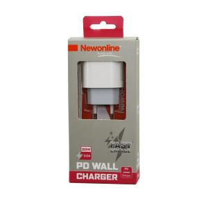 NEWONLİNE PD WALL CHARGER NW-SMS-HEAD2 ( 3.0A ) ( HIZLI ) ( TYPC-E ) EV ŞARJ BAŞLIK ( 20W )*200