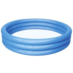 BESTWAY-51026 ( 3 HALKA ) ( 282LT ) YUVARLAK ÇOCUK MAVİ ŞİŞME HAVUZ ( 1.52X30CM ) ( 2+YAŞ )*6=K