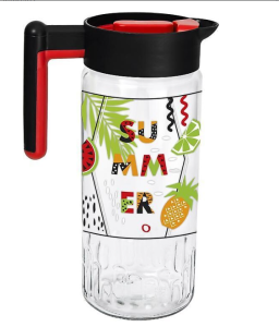 1.46 LT DESENLİ CAM SÜRAHİ - SUMMER *6