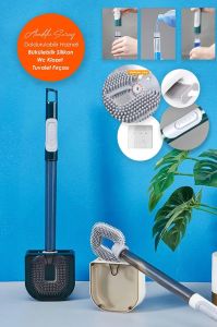LIQUID TOILET BRUSH BAYSA-582 ( SIVI HAZNELİ ) NEW SİLİKON WC KLOZET FIRÇASI SET*80