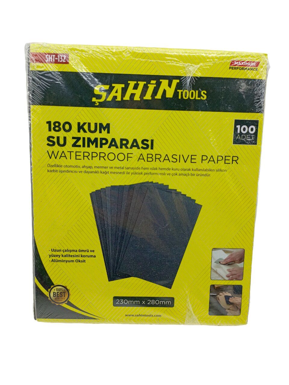 DMAX DMX-4028 ( P 180 KUM ) ( KAĞIT ) ( SU ZIMPARASI ) ( 230X280MM )*100X10