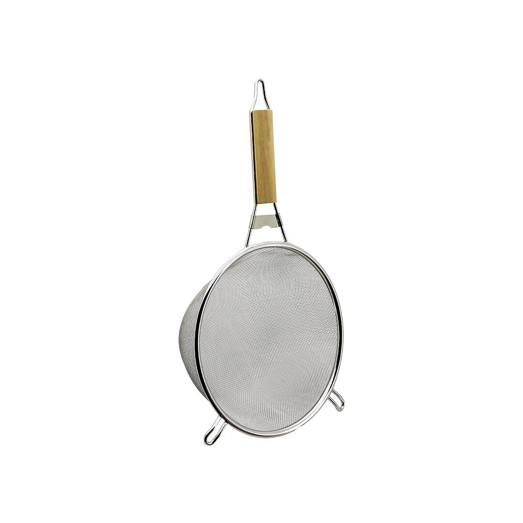 YAKUT-12334 ( 18CM ) ( AHŞAP SAPLI ) ( 2 KULAKLI  ) TEL SÜZGEÇ ( METAL ÇERÇEÇEVE )*100