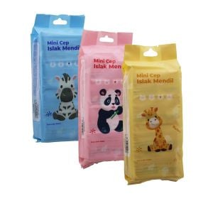 ENFA ENF-2000 ( MİNİ ) CEP ISLAK MENDİL ( MİX ) ( 14X15CM ) ( 8PCS X 8 PKT=64PCS )*60=K