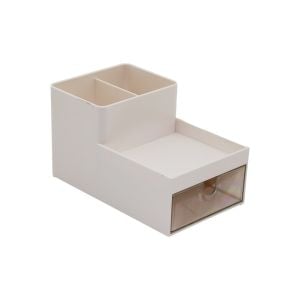 HOUSE BY HOUSE UR-3501 ( TEK ÇEKMECELİ + 3 BÖLMELİ ) PLASTİK MAKYAJ & TAKI ORGANİZER (16X9.5CM - Y: 5--9.5CM)*48