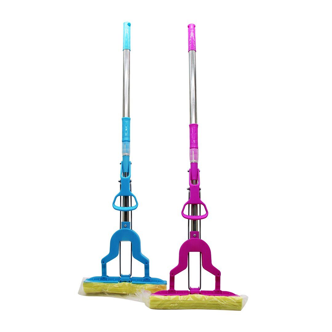DALYAN-1045 (PVA MOP)(SIKMA KOLLU & SÜNGER MOP)(KROM UZAYAN SAP=75-95CM+BAŞLIK=115CM) (RENKLİ PLS.BAŞLIK)*30