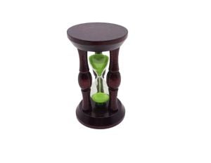 HOURGLASS 16-526-3 ( MİNİ ) AHŞAP STANDLI CAM KUM SAATİ*300