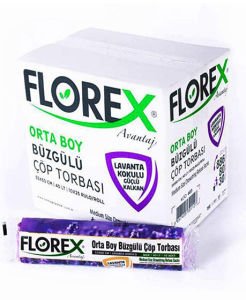 FLOREX-403 AVANTAJ ( LAVANTA KOKULU ) ( BÜZGÜLÜ ) ( ORTA ) ( 10PCS ) 55X60CM ÇÖP TORBA*25=K