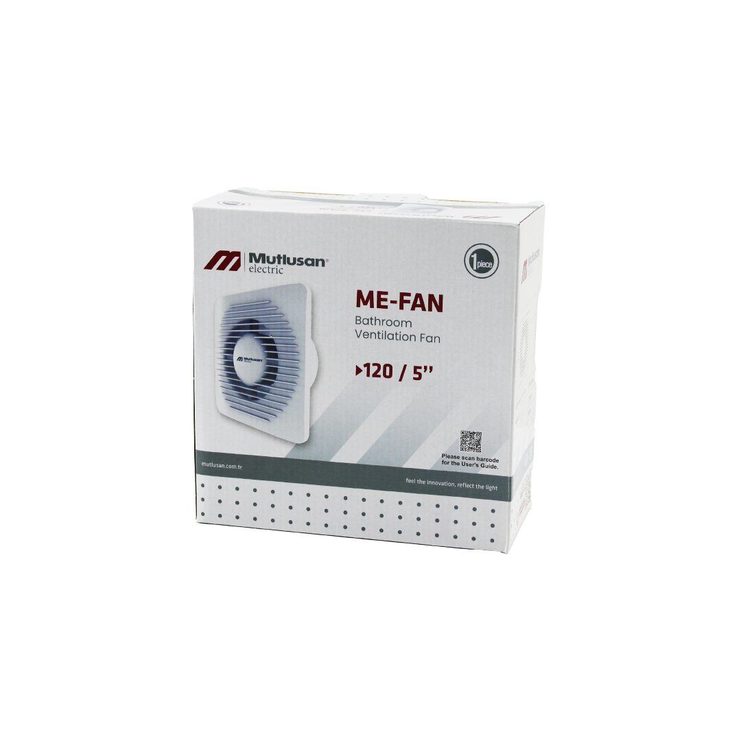MUTLUSAN-001 211 000 120 00 00 ME-FAN (120/5'') BANYO TUVALET HAVALANDIRMA ASPİRATÖRÜ (15W) (1900RPM) (120M3/H)*20