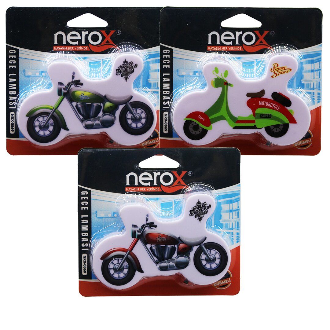 NEROX NRX-0869 ( MOTORSİKLET ) ANAHTARLI GECE LAMBASI 1W*240