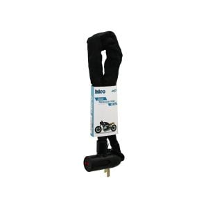 İBİCO İ18-063 ( ZİNCİRLİ ) ( ANAHTARLI )  MOTOR & BİSİKLET KİLİT ( BEZ KILIFLI ) ( AÇ-KAPA KİLİT KAPAK ) ( 100CM )*60