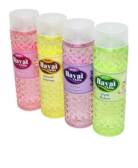 HAYAT ( KARMA ) ( 400CC ) ( ÇİÇEK-LAVANTA-SPECİAL-JAPON KİRAZI) KOLONYA*12X4