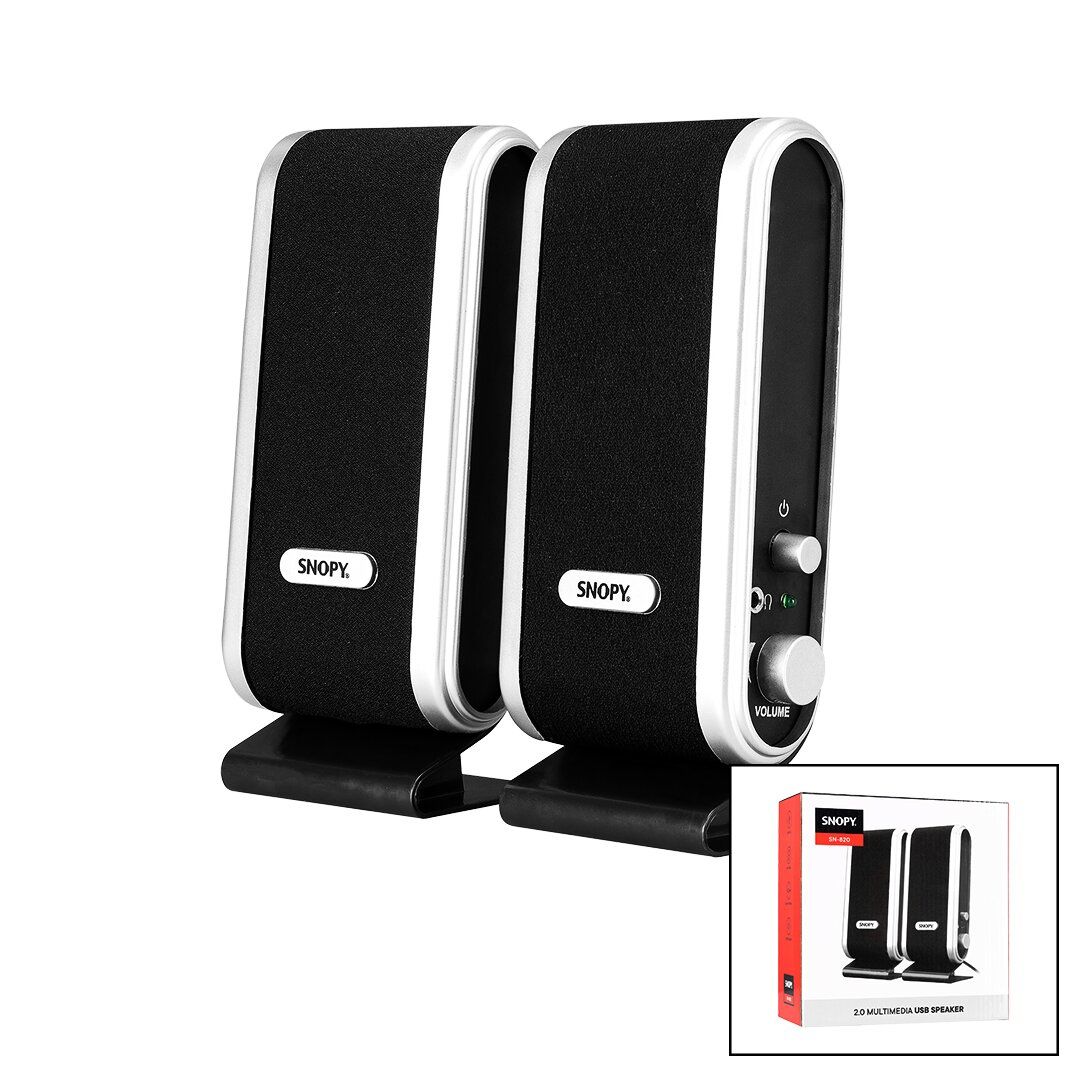 SNOPY SN-820 USB 2.0 MULTİMEDYA 1+1 HOPARLÖR SPEAKER SET 4W*40