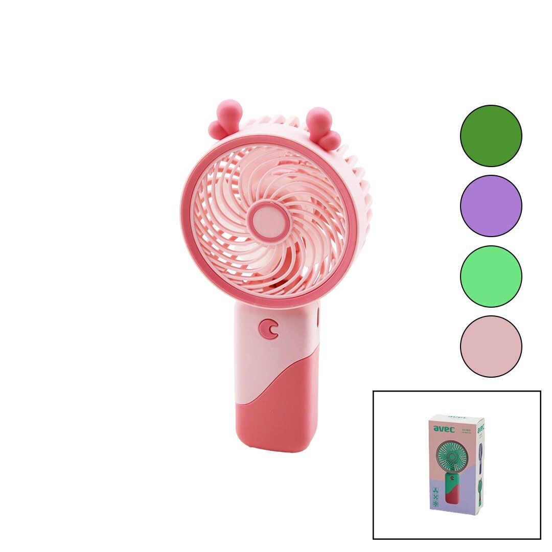 AVEC AV-F831 ( USB MİNİ FAN ) ( ÇAP=7.7CM & Y:15CM ) ( SABİT BAŞLIK=KULAKLI ) ( 3 KADEME HIZ) ( IŞIKLI ) ( LASTİK KORDON BİLEKLİK )*168                     qwe5