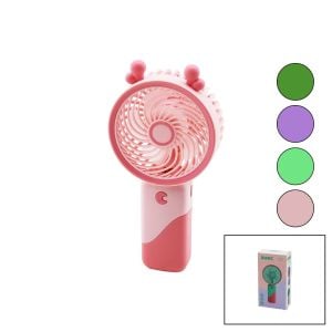 AVEC AV-F831 ( USB MİNİ FAN ) ( ÇAP=7.7CM & Y:15CM ) ( SABİT BAŞLIK=KULAKLI ) ( 3 KADEME HIZ) ( IŞIKLI ) ( LASTİK KORDON BİLEKLİK )*168                     qwe5