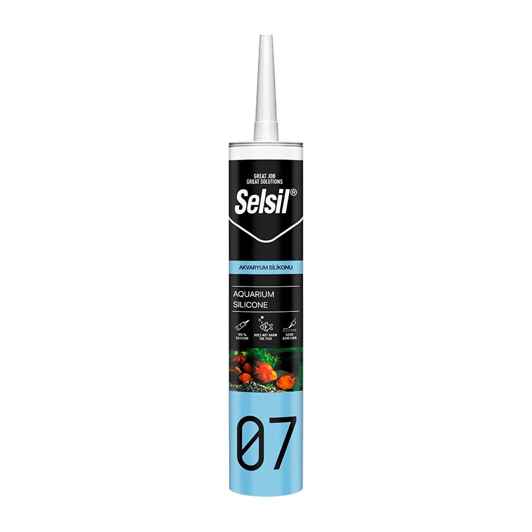 SELSİL 07 ( ŞEFFAF & AKVARYUM ) SİLİKONU 280ML*25=K
