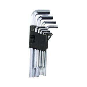 MAX-EL ( 9PCS ) ( KROM ) ( UZUN & DÜZ ) ALYAN TAKIMI ANAHTAR SETİ ( 150MM )*12X12