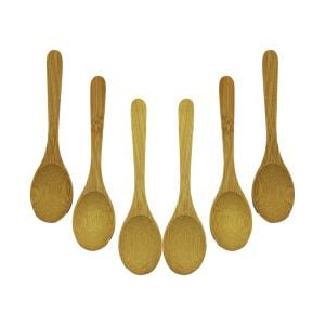 TATA BAMBOO & WOOD DMR-8467 ( 6PCS & OVAL ) AHŞAP BAMBU ( ÇAY KAŞIK ) SETİ*500