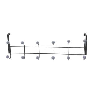 DEMİRBÜKEN FA-07 ( 6 KOLLU & GRİ ) ( GRİ PLASTİK BONCUKLU ) ( METAL ) AMERİKAN KAPI ARKASI ASKI*5X10