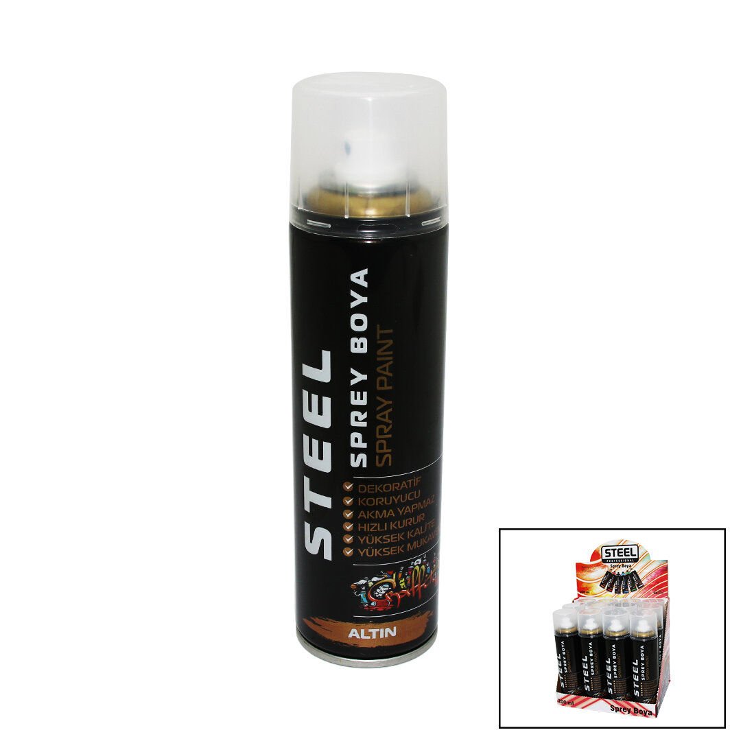 PİANO ( ALTIN YALDIZ ) SPREY BOYA 200ML*12X4