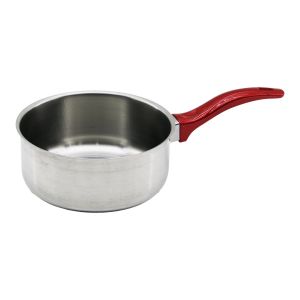 İBİCO K22-006 ( 14CM ) ( KIRMIZI PLASTİK KULP ) ( ÇELİK ) SOS TAVA*100