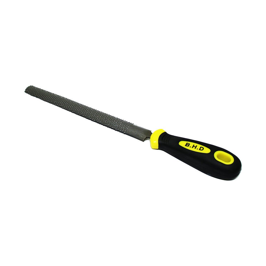 DMAX DMX-4187 ( 8'' İNC ) ( BALIK SIRTI ) AĞAÇ & METAL TÖRPÜSÜ ( METAL EĞE ) ( PLASTİK SAPLI )*12X10