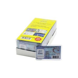 POBİ EKO ( PVC & İNCE ) ( KİMLİK & EHLİYET & BİLUMUM KART ) KORUMALIK KABI ( ETİKETSİZ )*500X1