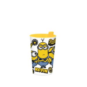 340 CC LISANSLI KENDINDEN PIPETLI PP BARDAK-KEVIN MINIONS *36