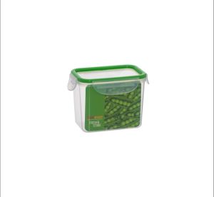 KILITLI SAKLAMA KABI YEŞIL VE MAVİ KARIŞIK 1 LT-15 CM X 10 CM X 11,7 CM *24