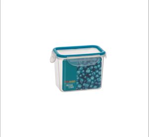 KILITLI SAKLAMA KABI YEŞIL VE MAVİ KARIŞIK 1 LT-15 CM X 10 CM X 11,7 CM *24