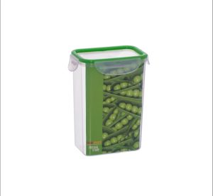 KILITLI SAKLAMA KABI YEŞIL VE MAVİ KARIŞIK 2 LT-15 CM X 10 CM X 21 CM *24