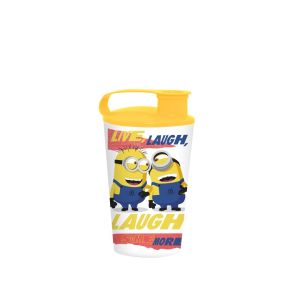 340 CC LISANSLI KAPAKLI BARDAK-SOME MORE MINIONS *36