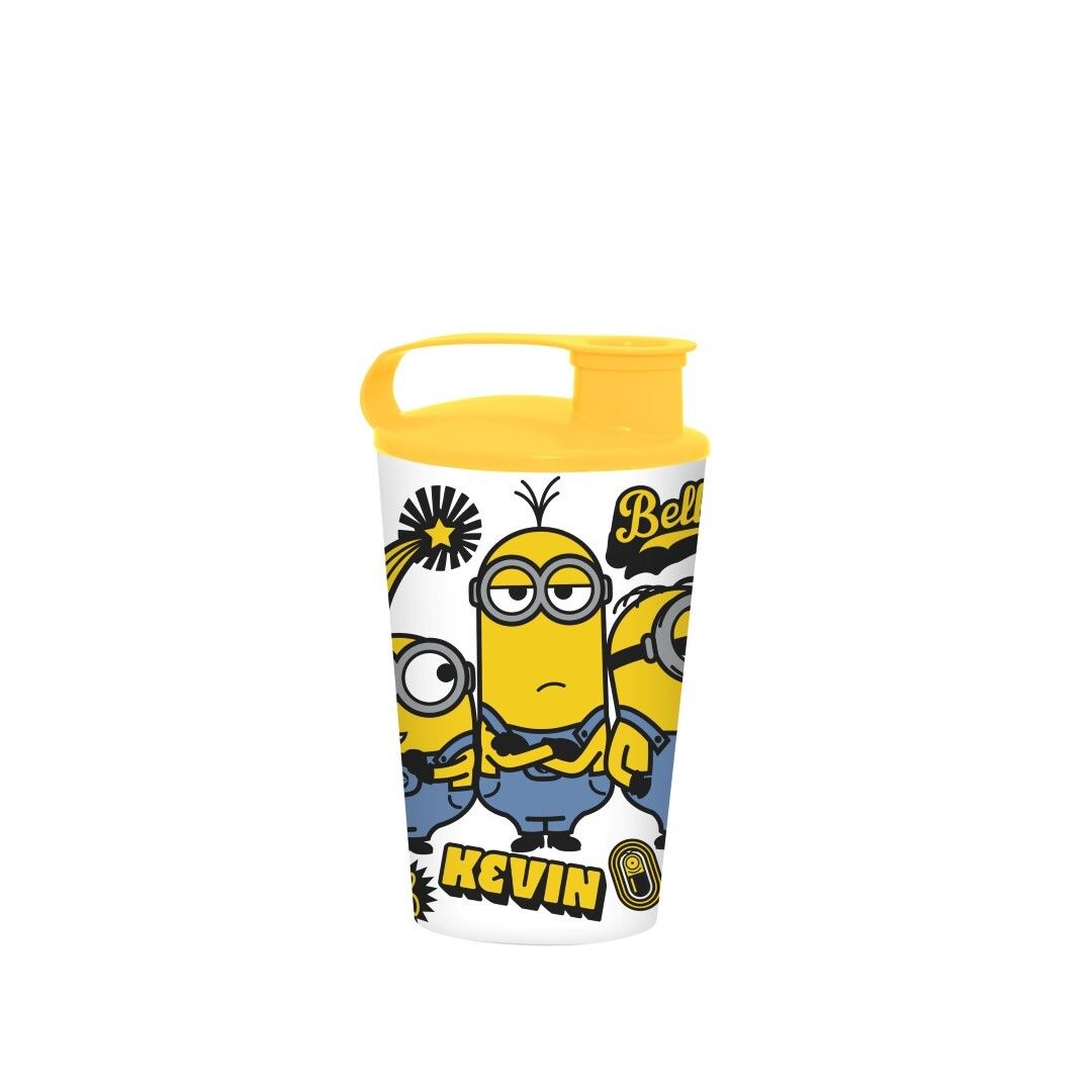 340 CC LISANSLI KAPAKLI BARDAK-KEVIN MINIONS *36