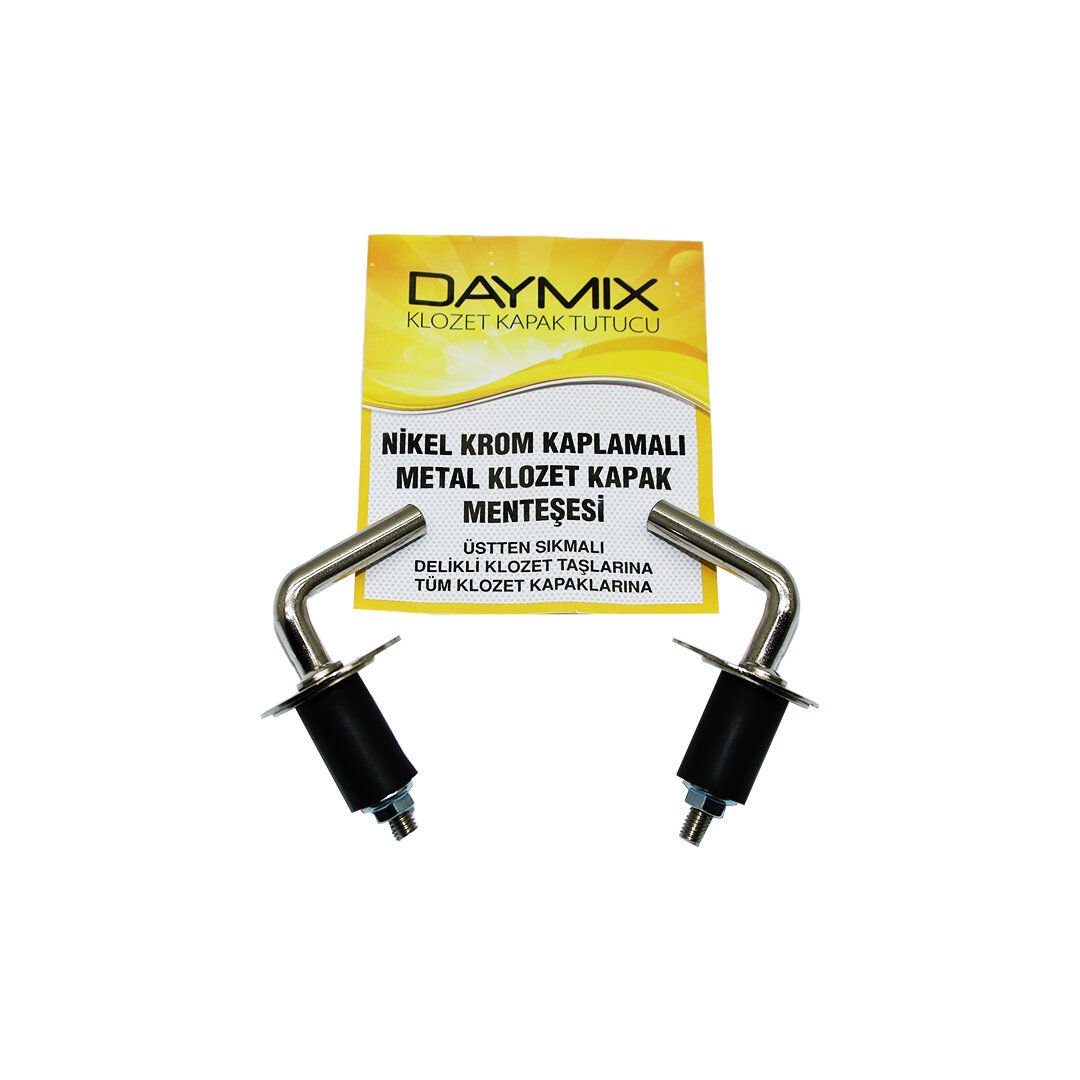 DAYMIX ( ÜSTTEN SIKMALI ) ( METAL ) KLOZET KAPAK MENTEŞESİ VİDASI ( NİKEL KROM KAPLAMALI )*200