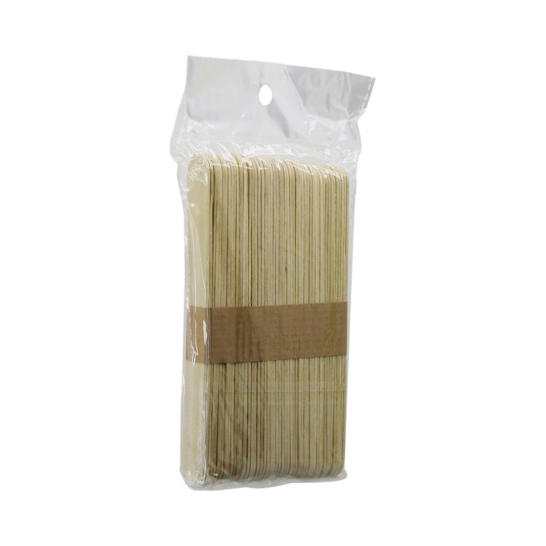İBİCO İ15-057 ( NATUREL & 50PCS ) ( AHŞAP ELİŞİ & DİL ÇUBUK ) ( 15CM X 1.8CM )*20X5