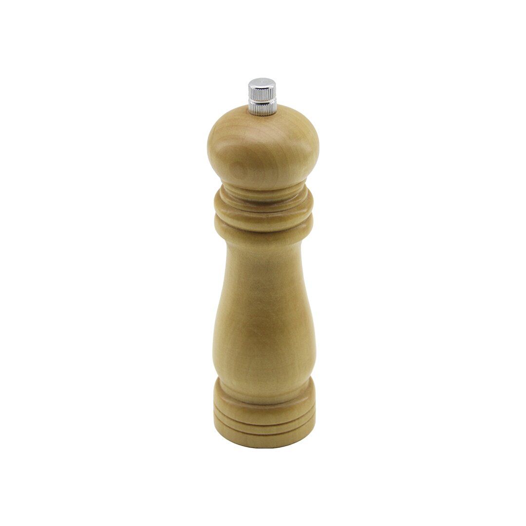 İBİCO İ22-254 ( KÜÇÜK= ÇAP: 4.5CM & UZUNLUK: 15CM ) ( AHŞAP ) TUZ & BAHARAT ÖĞÜTÜCÜ*120
