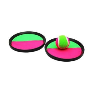 İBİCO FİLELİ ( AT TUT YAKALA ) CIRTLI YAPIŞAN TOP OYUNCAK ( CIRTLI TOP TUTMA SETİ= 2PCS TUTMA APARAT + TOP )*100