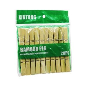 İBİCO XINTONG BAMBOO PEG İ21-082 ( 20PCS ) AHŞAP BAMBU MANDAL*250