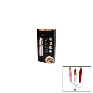 FLAWLBSS K-02 (18K GOLD PLATED) (KALEM MODELİ) (USB ŞARJLI) (KAŞ & BURUN & YANAK KIL) TÜY TEMİZLEME MAKİNESİ ( IŞIKLI )*100