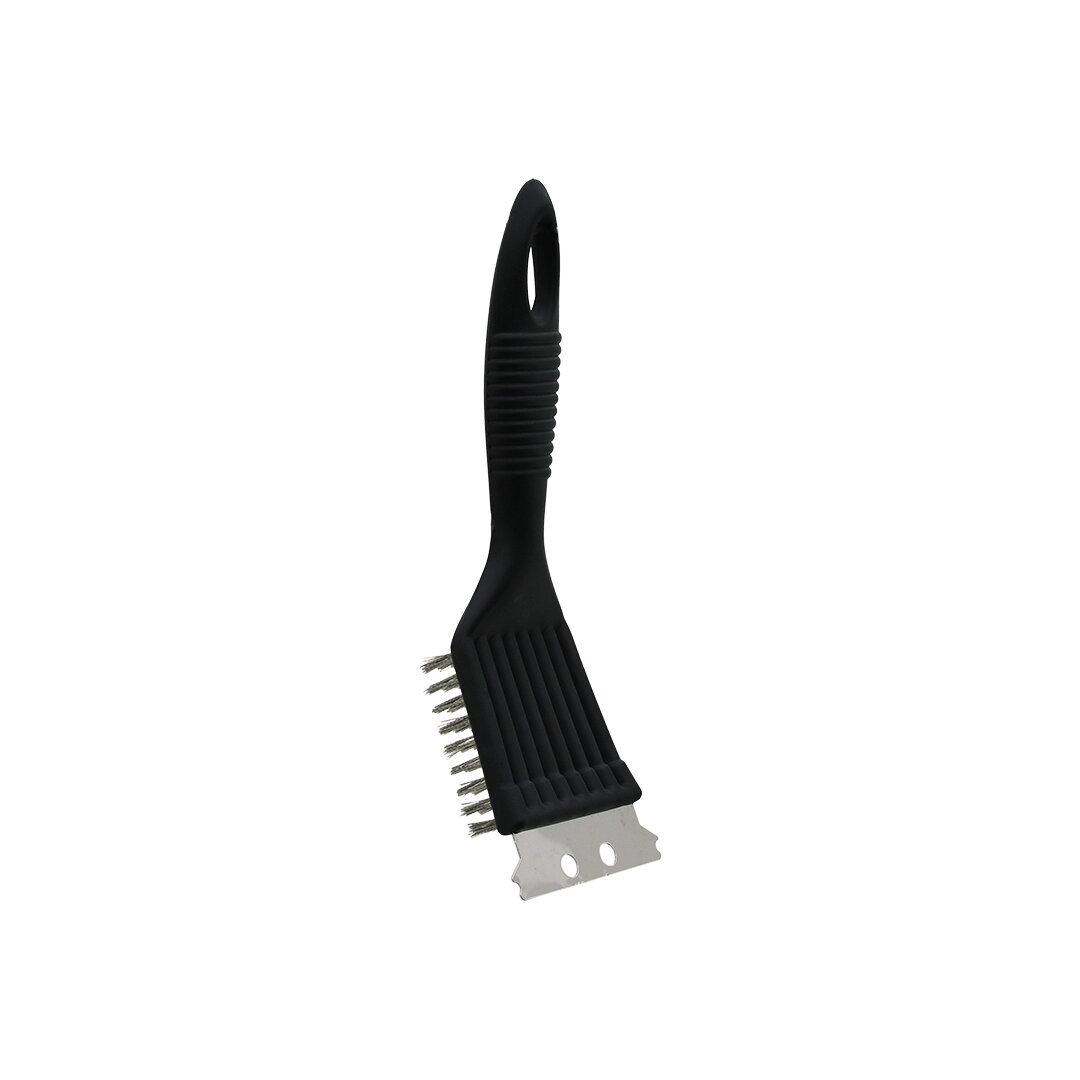 İBİCO K-94 ( 72 NOKTA TELLİ ) ( 2IN1 ) TEL FIRÇA & METAL KAZIMA ( PLASTİK SAPLI=13CM )*10X20