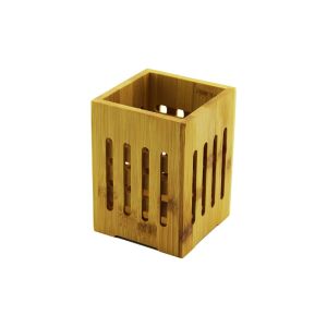DMR HOME DMR-4946 ( KARE=10X10CM ) AHŞAP BAMBU KAŞIKLIK ORGANİZER*60