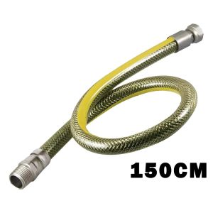 TURCONN ( 150CM  ) ( DOĞALGAZ HORTUMU ) FLEX ÇELİK ÖRGÜLÜ*25
