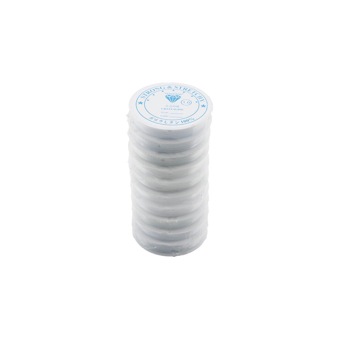 İBİCO CRYSTALINE İ14-004 ( SİZE:1.0 & 4MT ) ( ŞEFFAF & LASTİKLİ ) MİSİNA İPİ*10X150